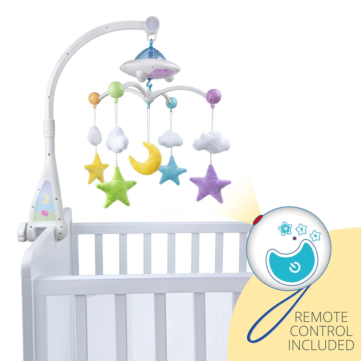 Moon & Stars Quran Cot Mobile with Light Projection、mySite、topwebapps