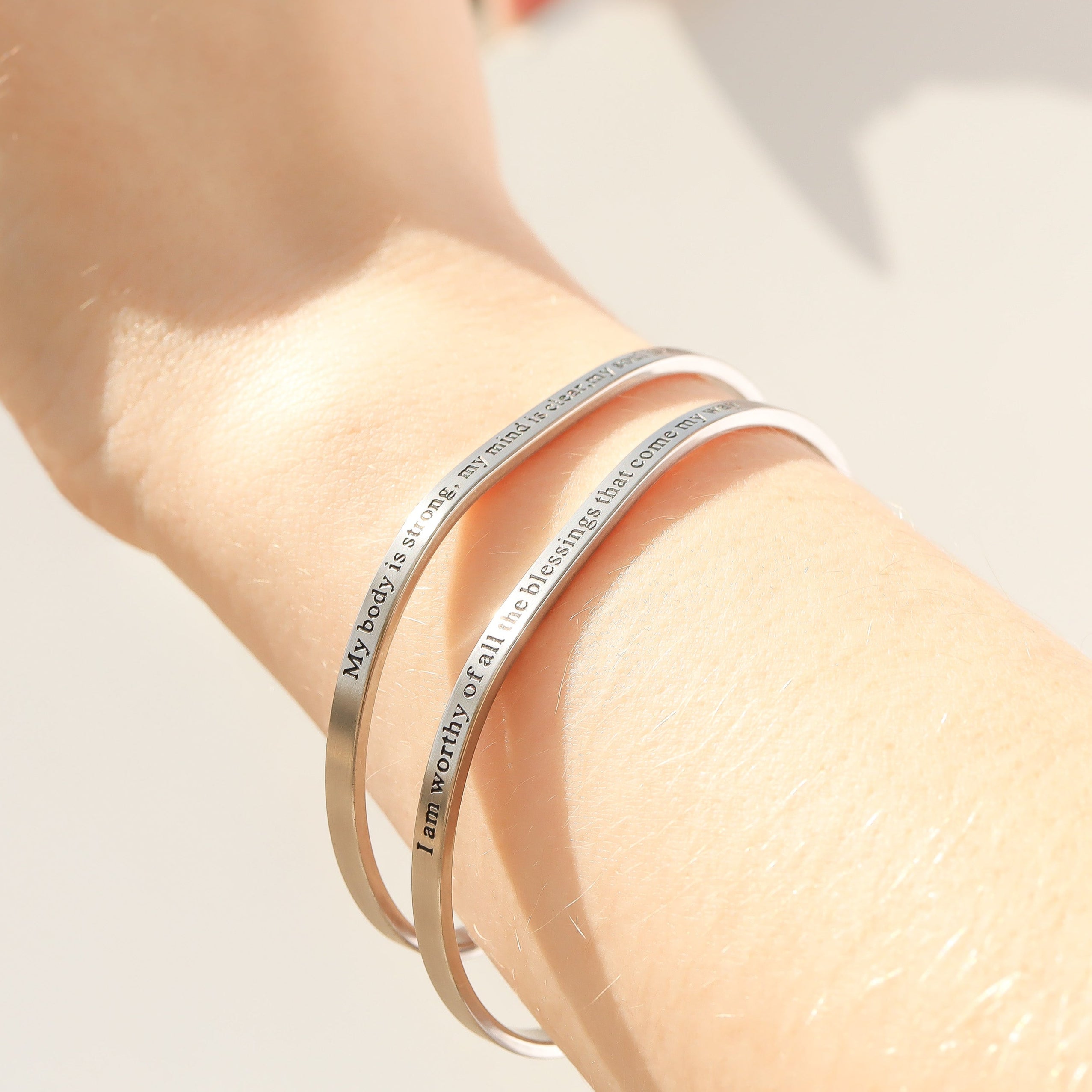 Wellness Engraved Bracelet Display / BND0082、mySite、dreamappss