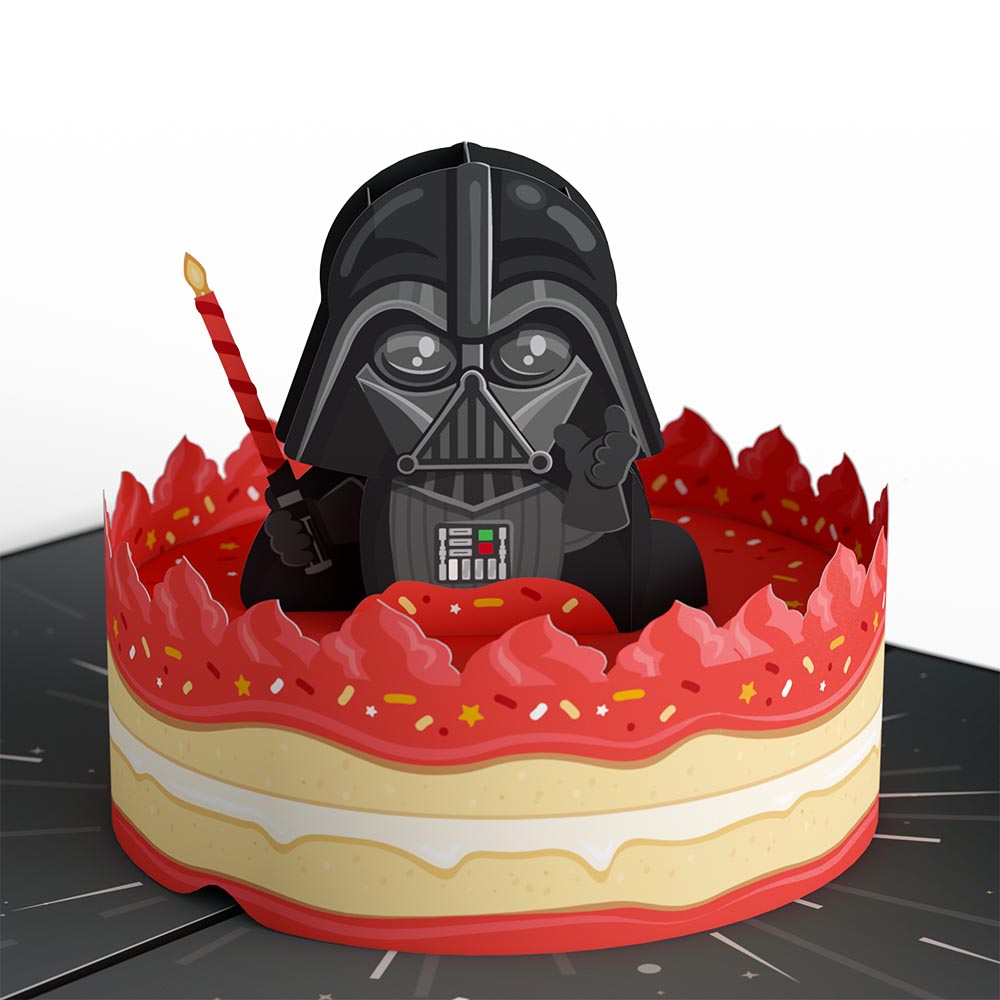 Star Wars™ Darth Vader™ Birthday Cake Pop-Up Card、mySite、solidvoid