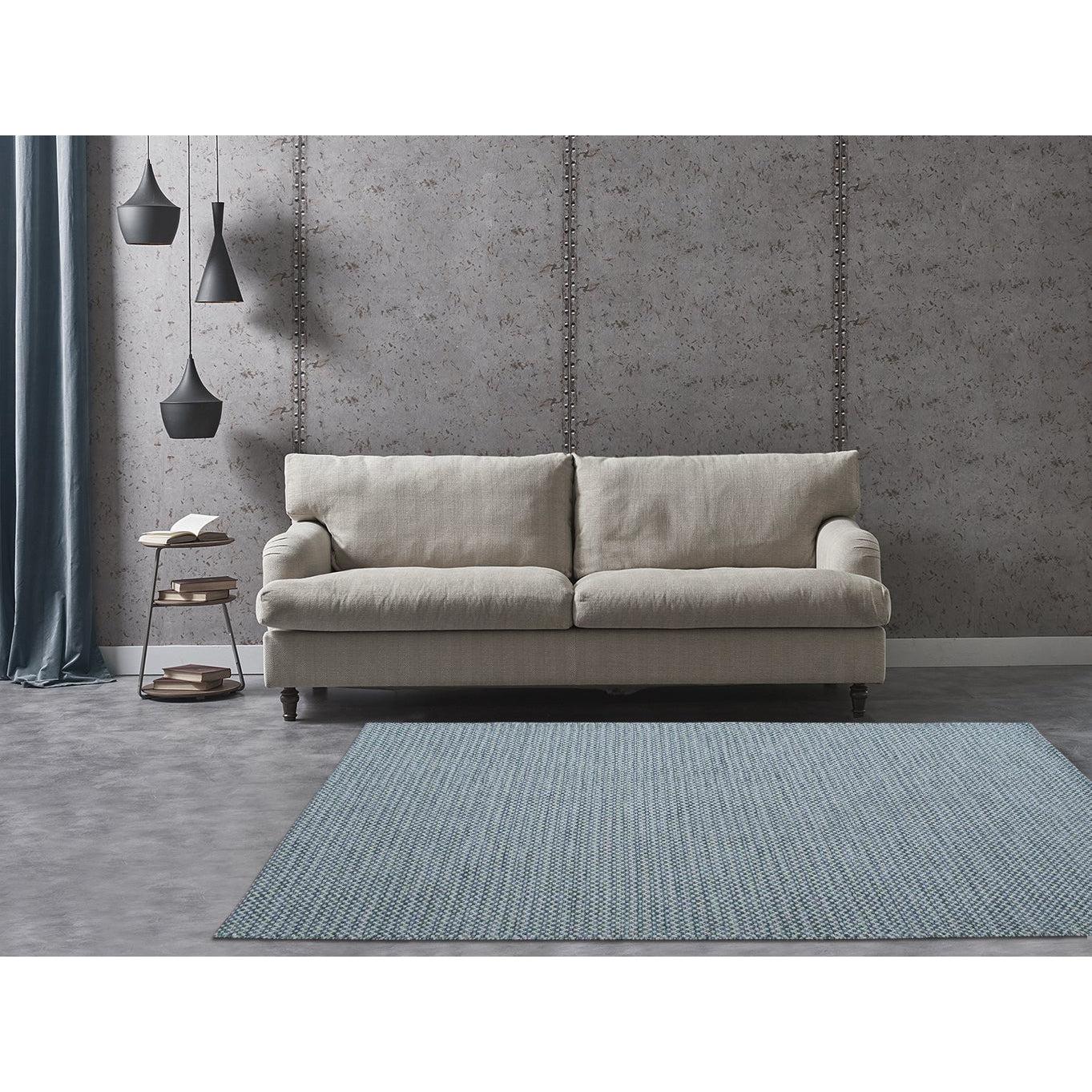 Sierra Blue Wool Flatweave Area Rug、mySite、gigharbornorthrealestate