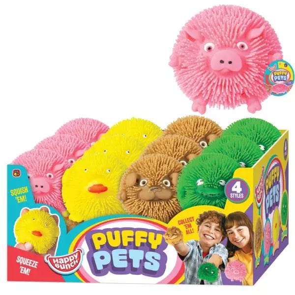 Puffy Pets Cute Little Creatures Soft and Squishy Assorted Bright Colors、mySite、g9winljtr