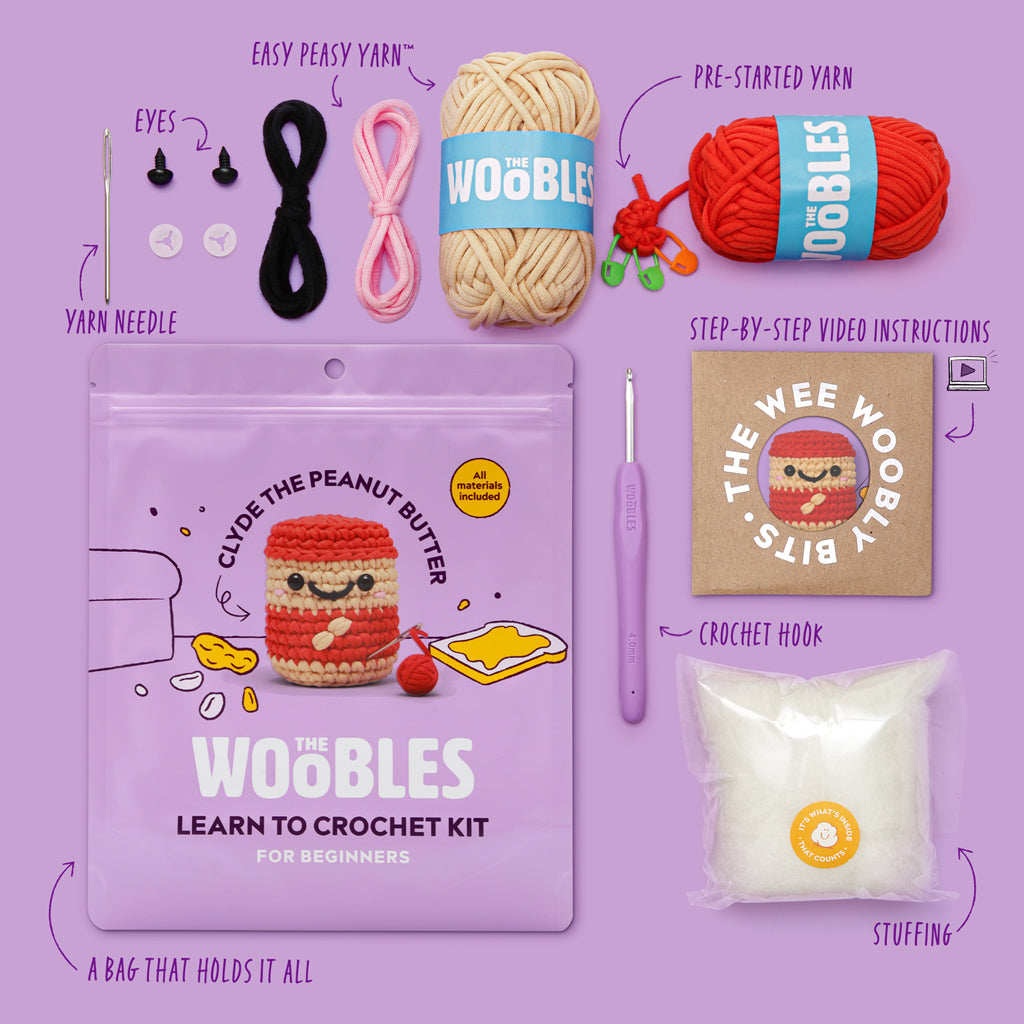  Clyde the Peanut Butter Crochet Kit、mySite、ghnorth