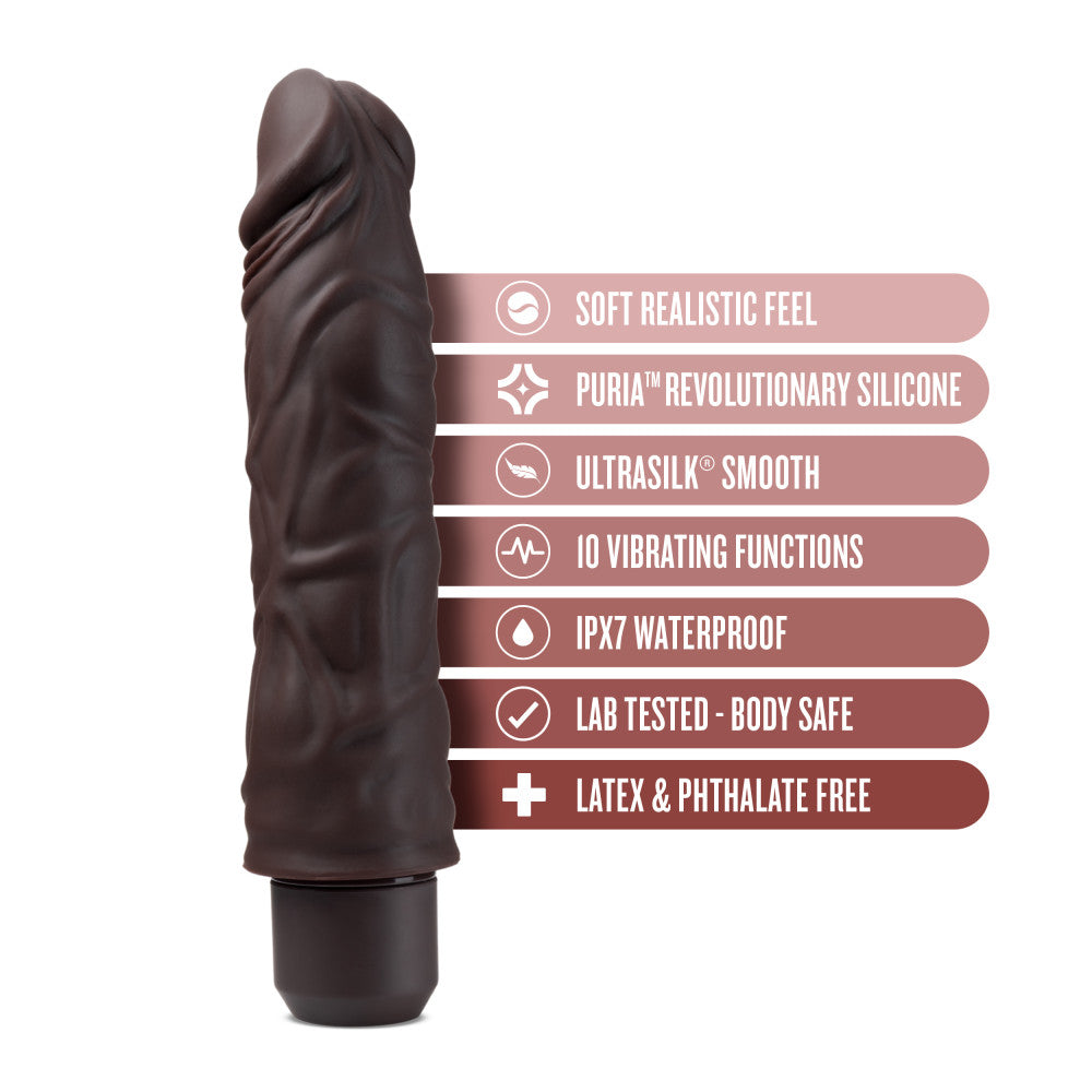 Dr. Skin Silicone By Blush® | Dr. David Brown 8.5-Inch Long Vibrating Dildo、mySite、bottomscart