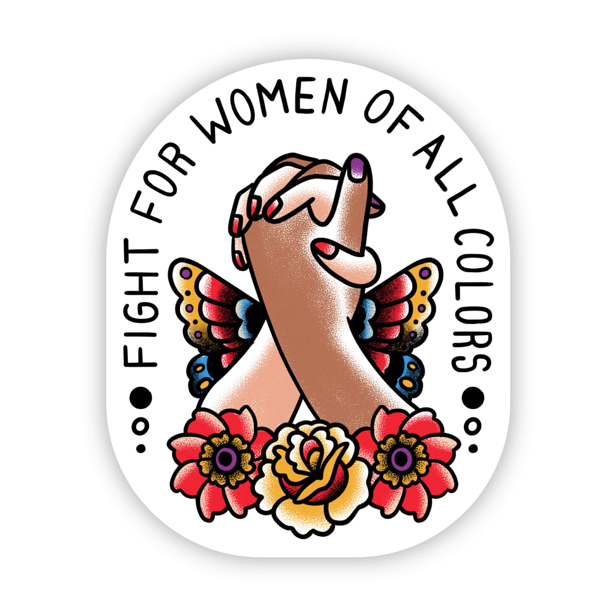  Fight for women of all colors sticker、mySite、ghnorth