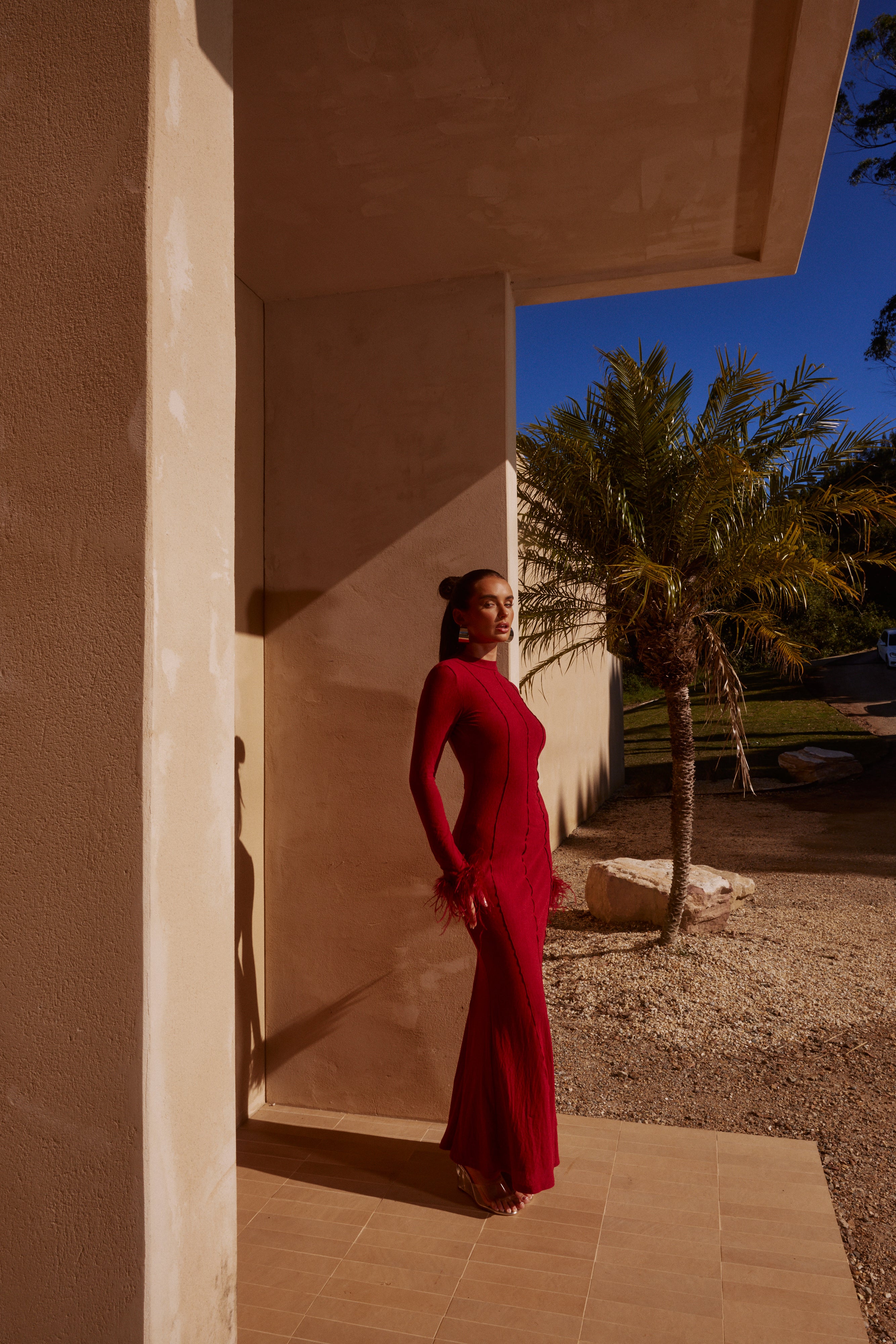  Ramoni Maxi Dress - Ruby、mySite、sugarbowlscore