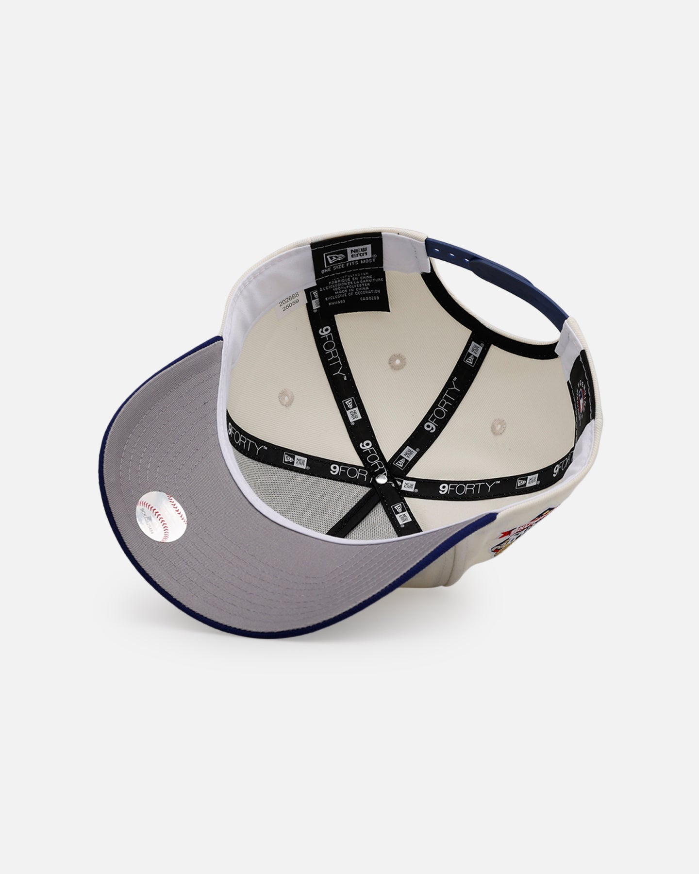 New Era Los Angeles Dodgers 'Team Color Visor' 9FORTY A-Frame Snapback Chrome/Official Team Color、mySite、zt4zffjzw
