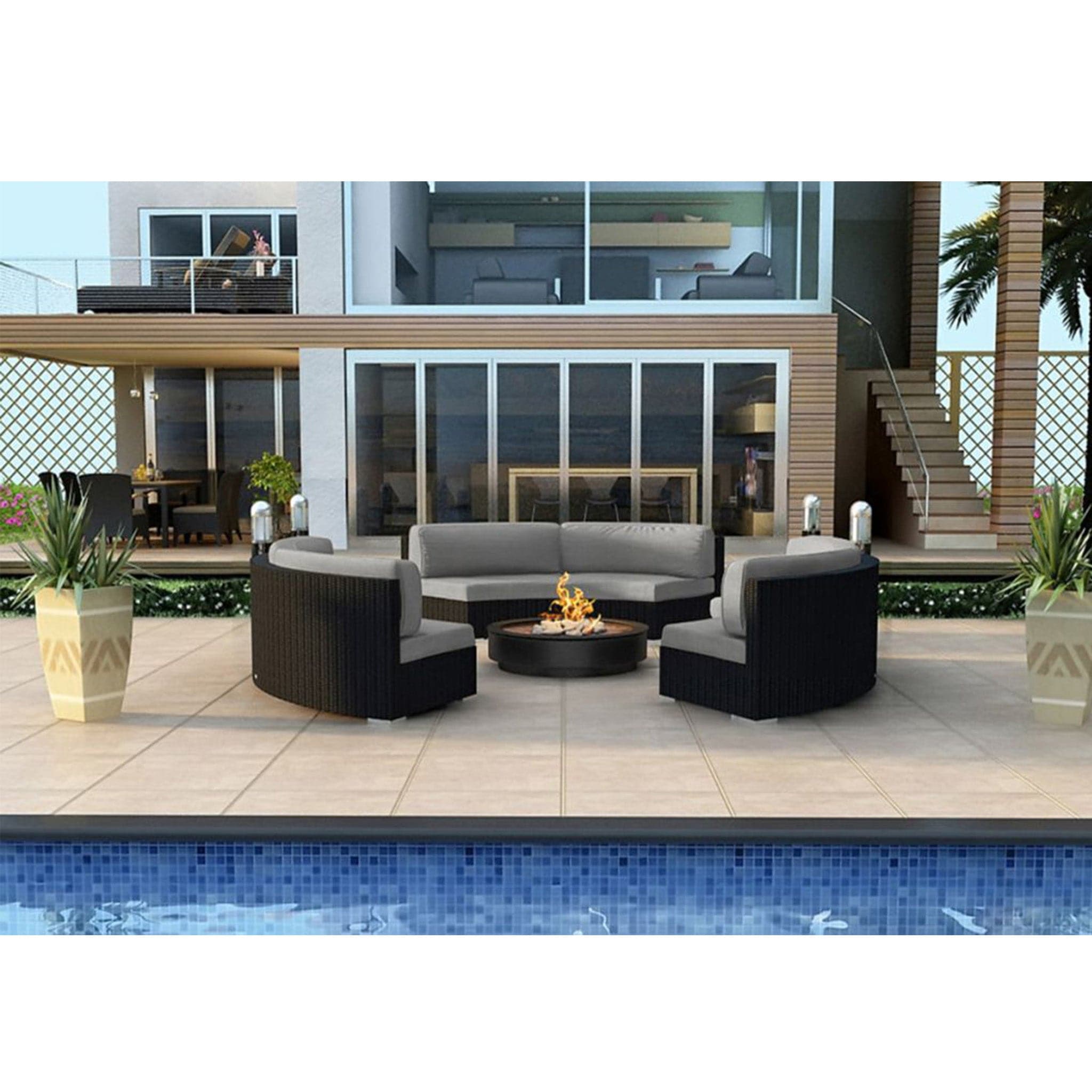 Urbana 3 Piece Curve Sectional Set、mySite、neckold