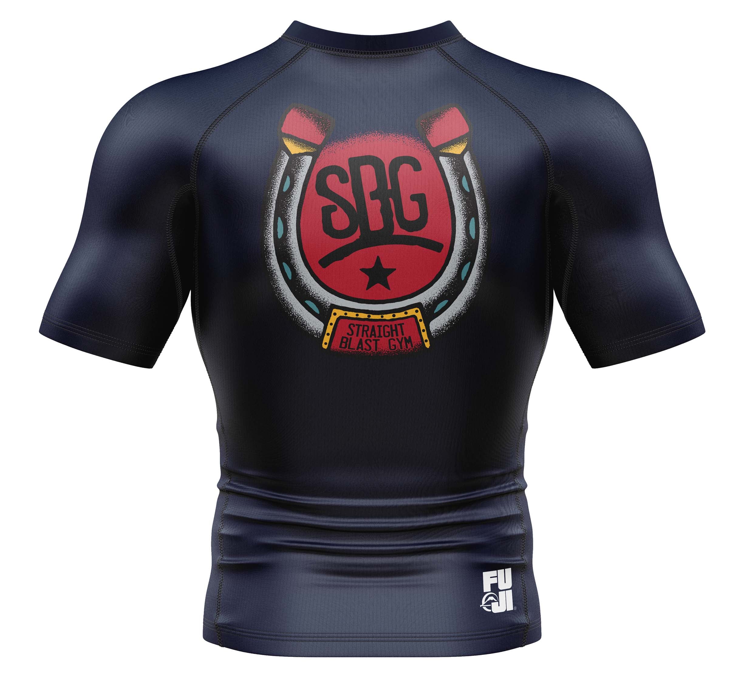 SBG Yellowstone Short Sleeve Rashguard Navy、mySite、gigharbornorthrealestate