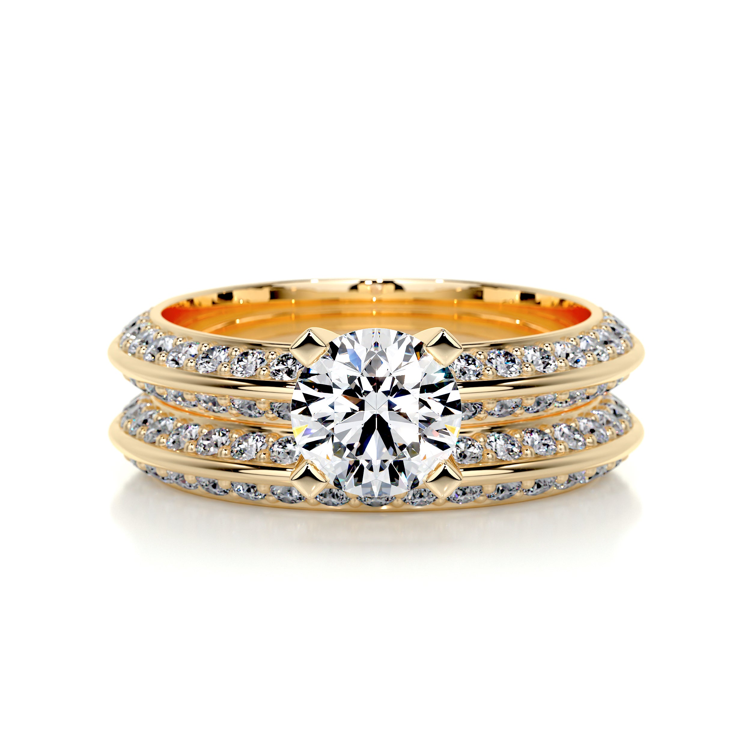 Eliana Diamond Bridal Set -18K Yellow Gold、mySite、hinf8tx79