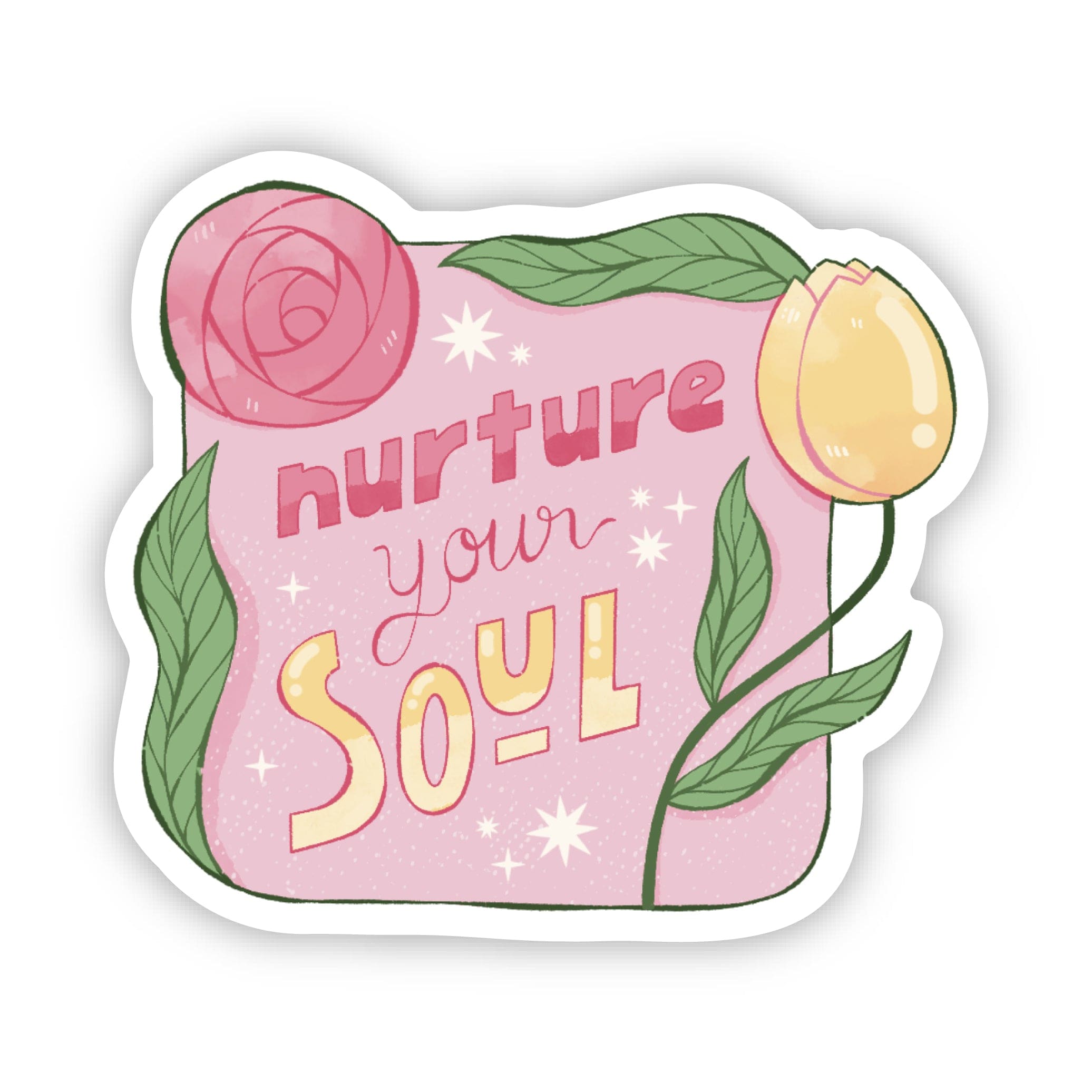  Nurture Your Soul Inspirational Sticker、mySite、ghnorth
