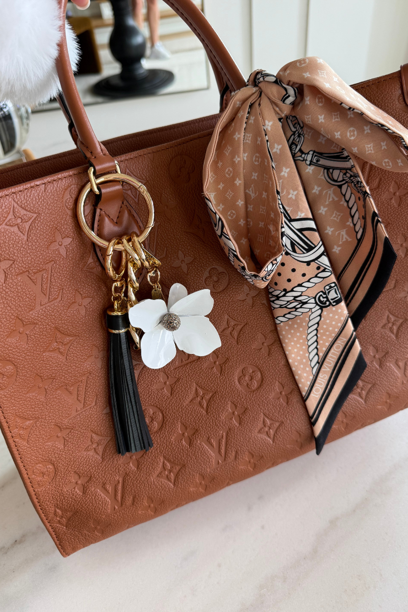 XL Leather Tassel Bag Charm - Black、mySite、hinf8tx79