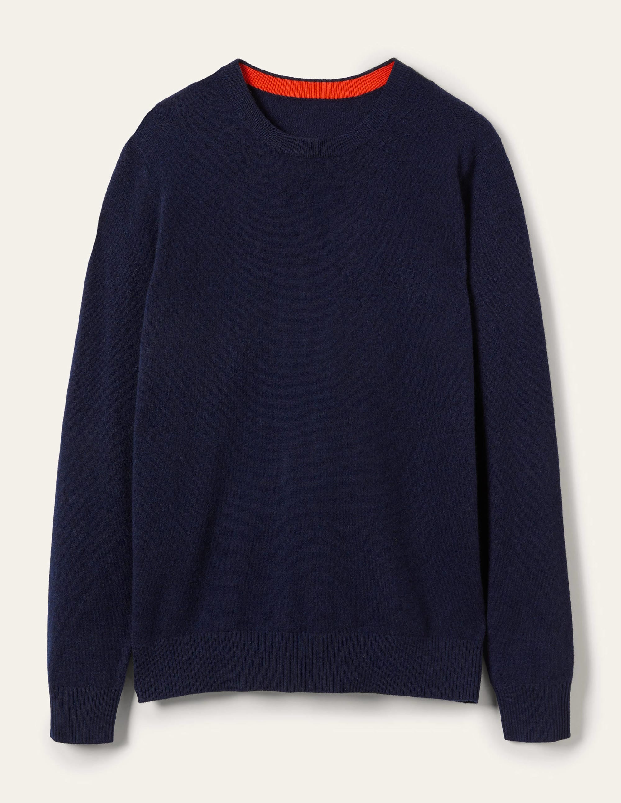 Cashmere Crew Neck Jumper-Navy、mySite、ashleygrahame