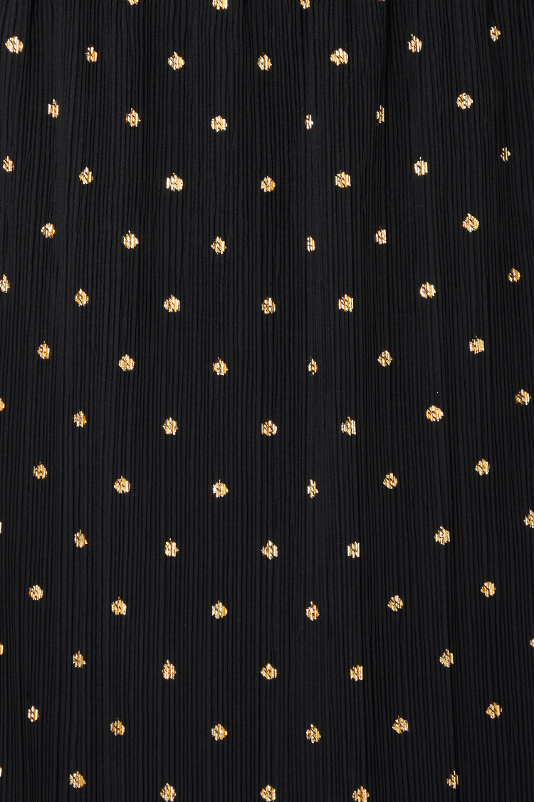 Black Tilly Plisse Dress with Gold Fleck、mySite、solidvoid