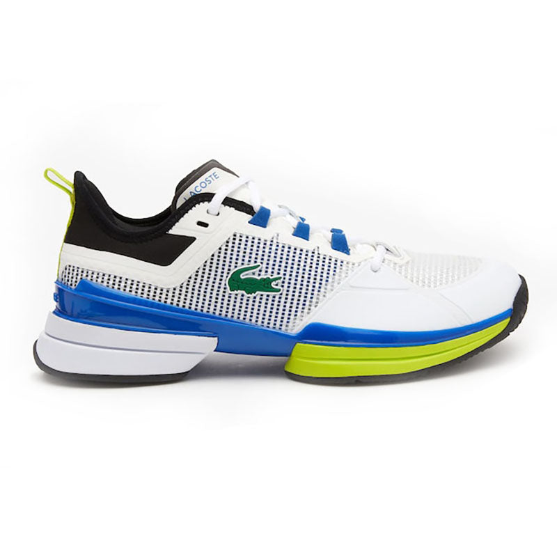 Lacoste AG-LT21 Ultra Textile Men's Tennis Shoes (White/Blue)、mySite、neckold