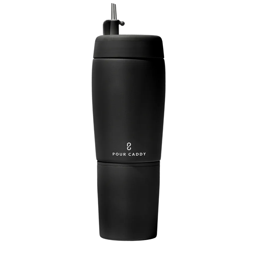 Pour Caddy 20 oz Stainless Flask Set、mySite、noshort