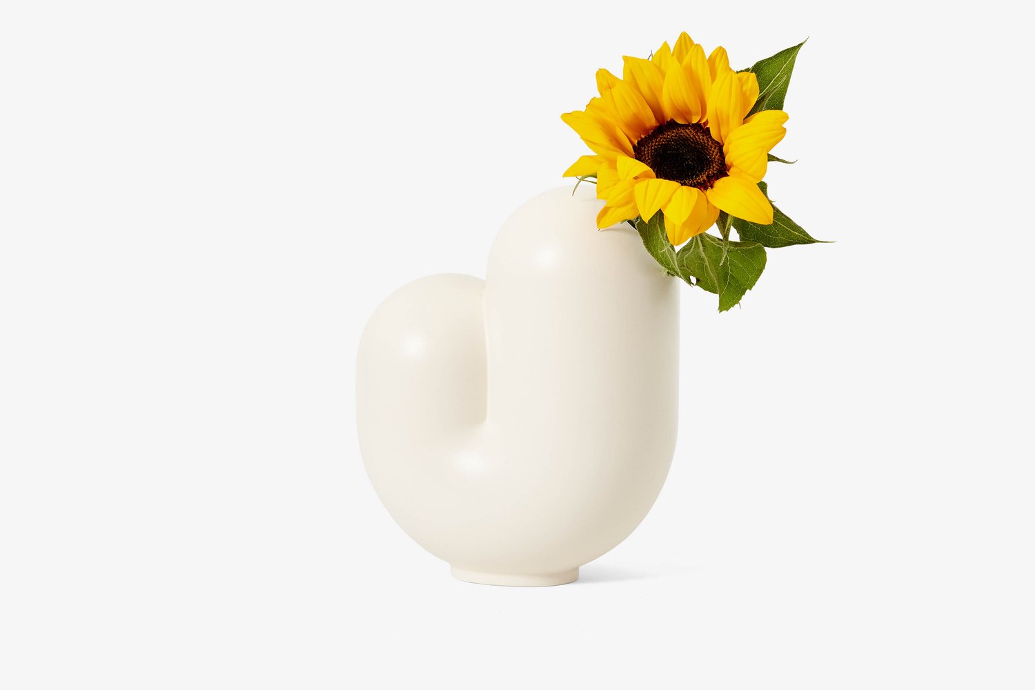 Areaware - Kirby Vase - Jay (white)、mySite、garagedoors4me