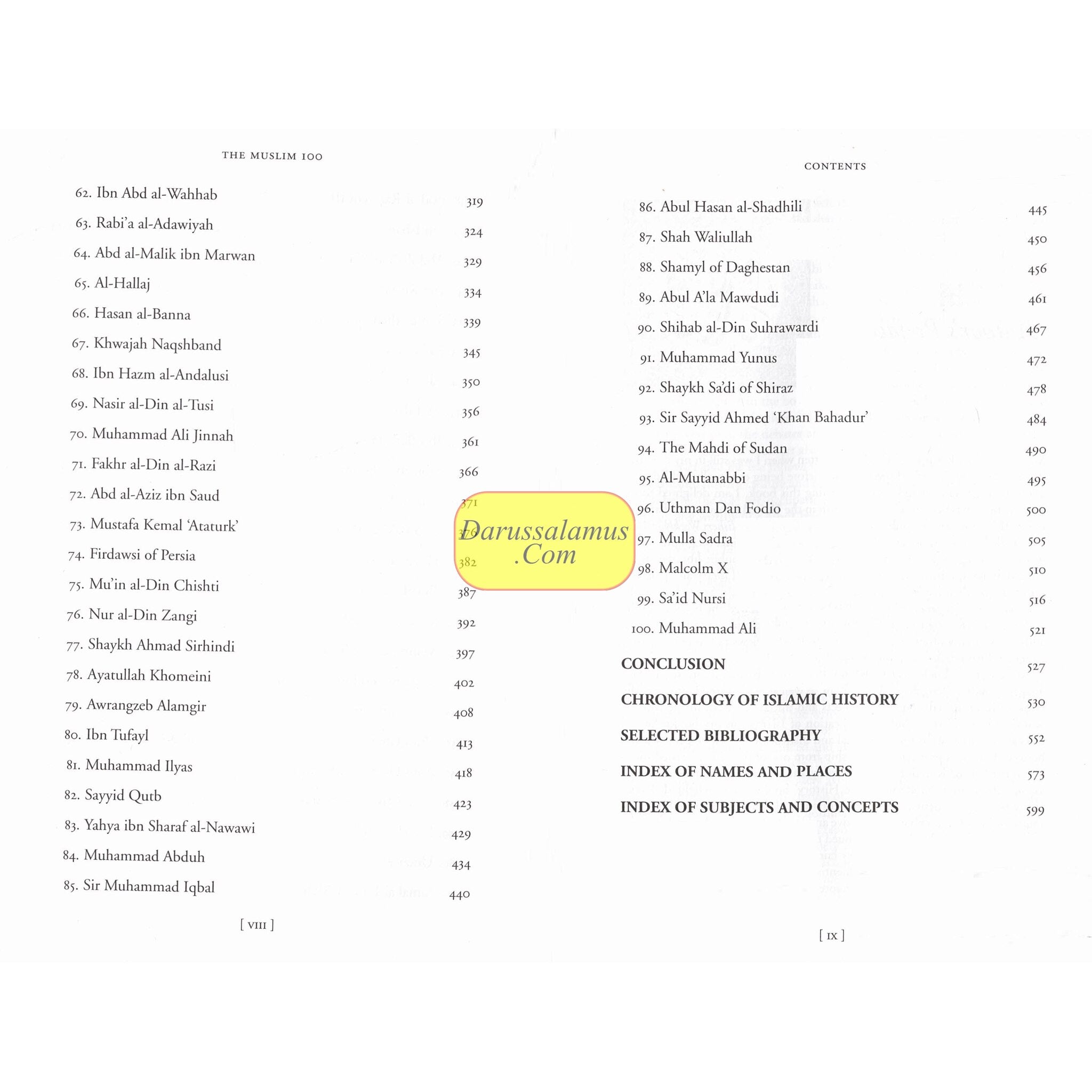 The Muslim 100: The Lives, Thoughts and Achievements of the Most Influential Muslims in History、mySite、topwebapps