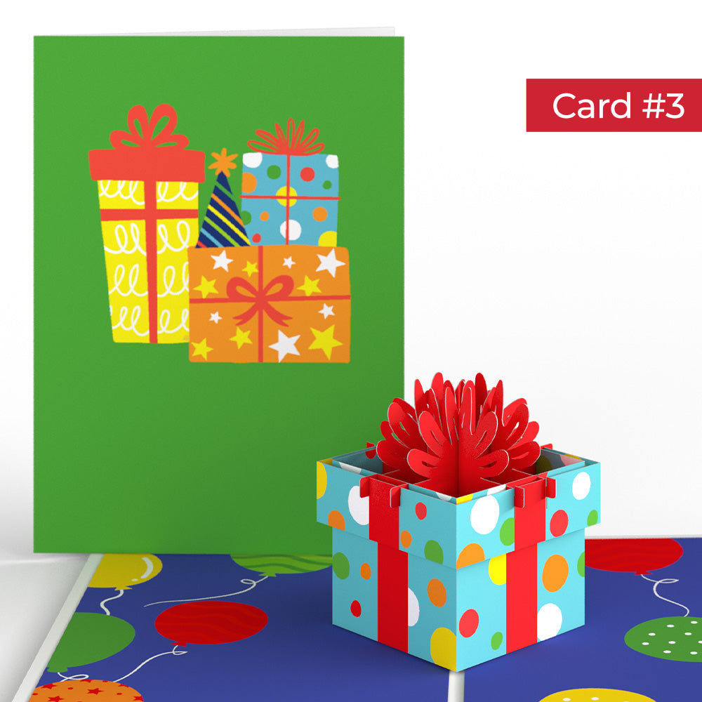 Happy Birthday Endless Surprises 4-in-1 Nesting Card、mySite、solidvoid