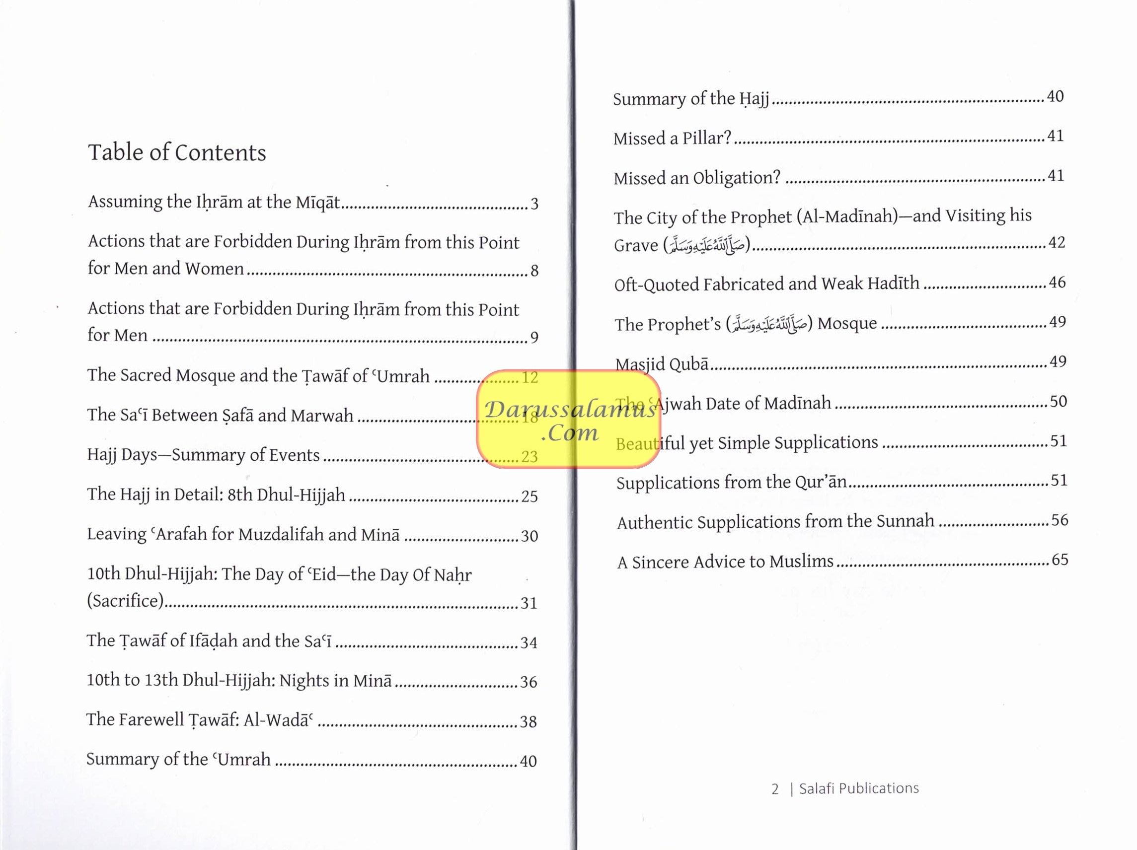 The Rites of Hajj and Umrah, Visiting Madinah & Authentic Supplications (Pocket Plus Size)、mySite、topwebapps