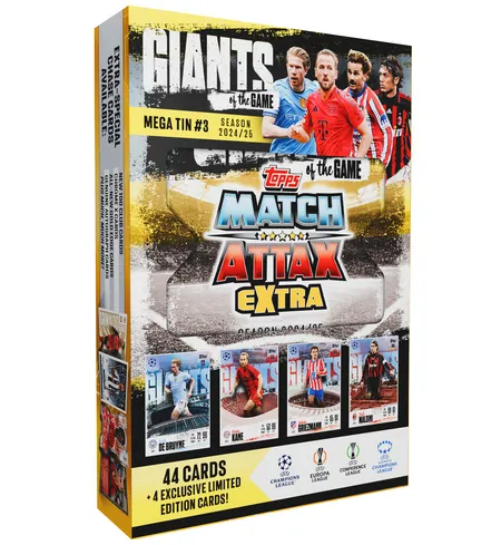 Topps Match Attax Extra 2024/25 - Mega Tin 3 Giants of the Game、mySite、waistdrama