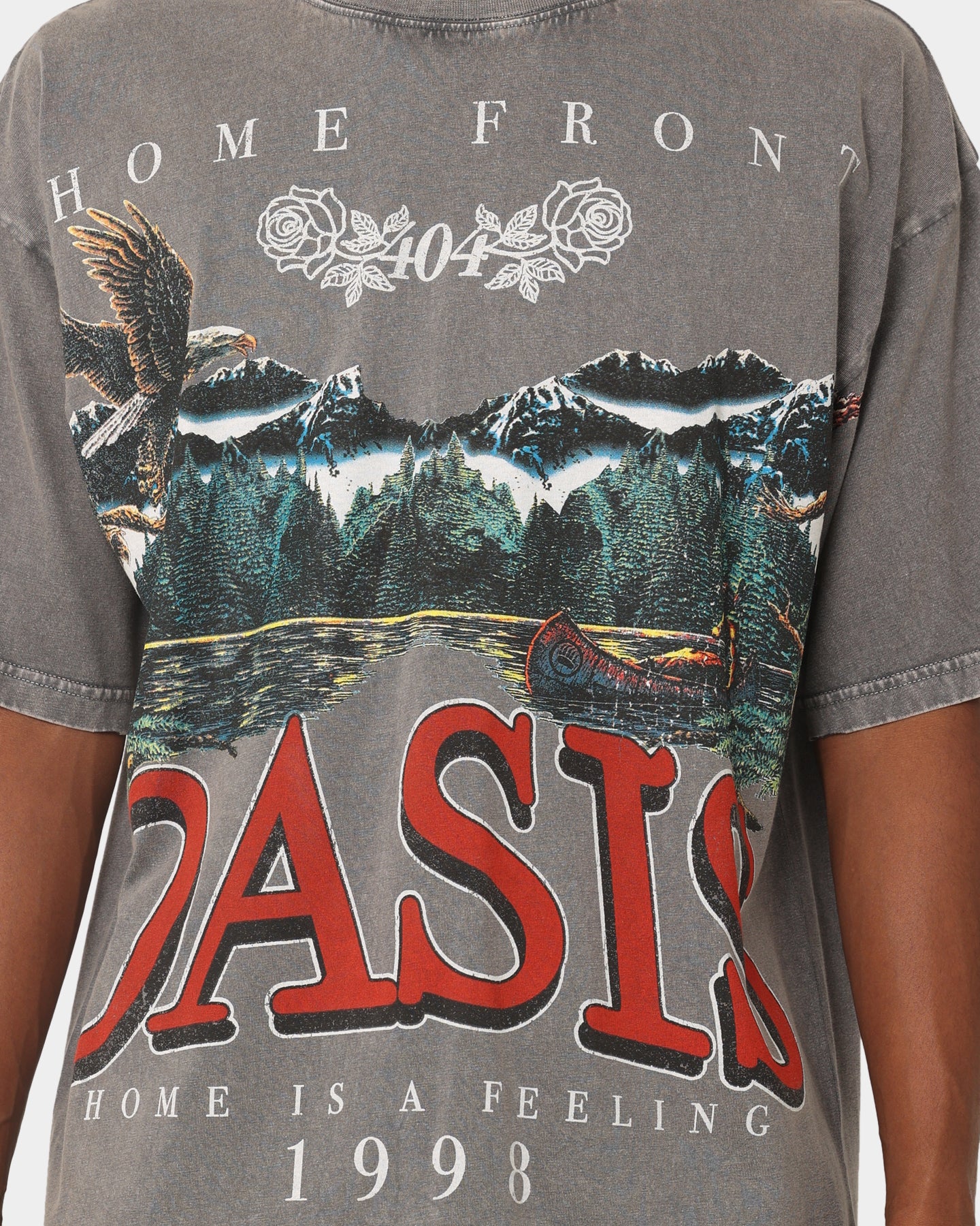 404 Oasis Vintage T-Shirt Charcoal、mySite、zt4zffjzw