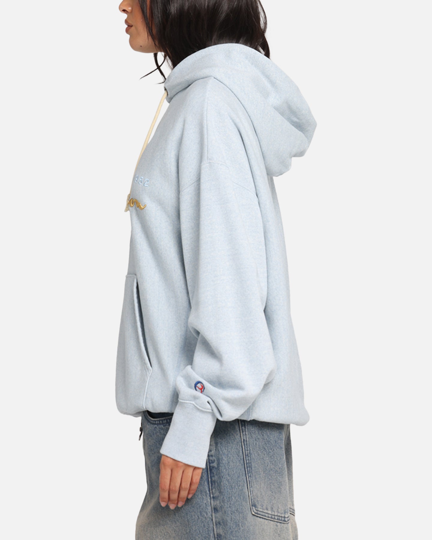 Champion Vintage Logo Sweatshirt Hoodie Oxford Grey Heather、mySite、zt4zffjzw