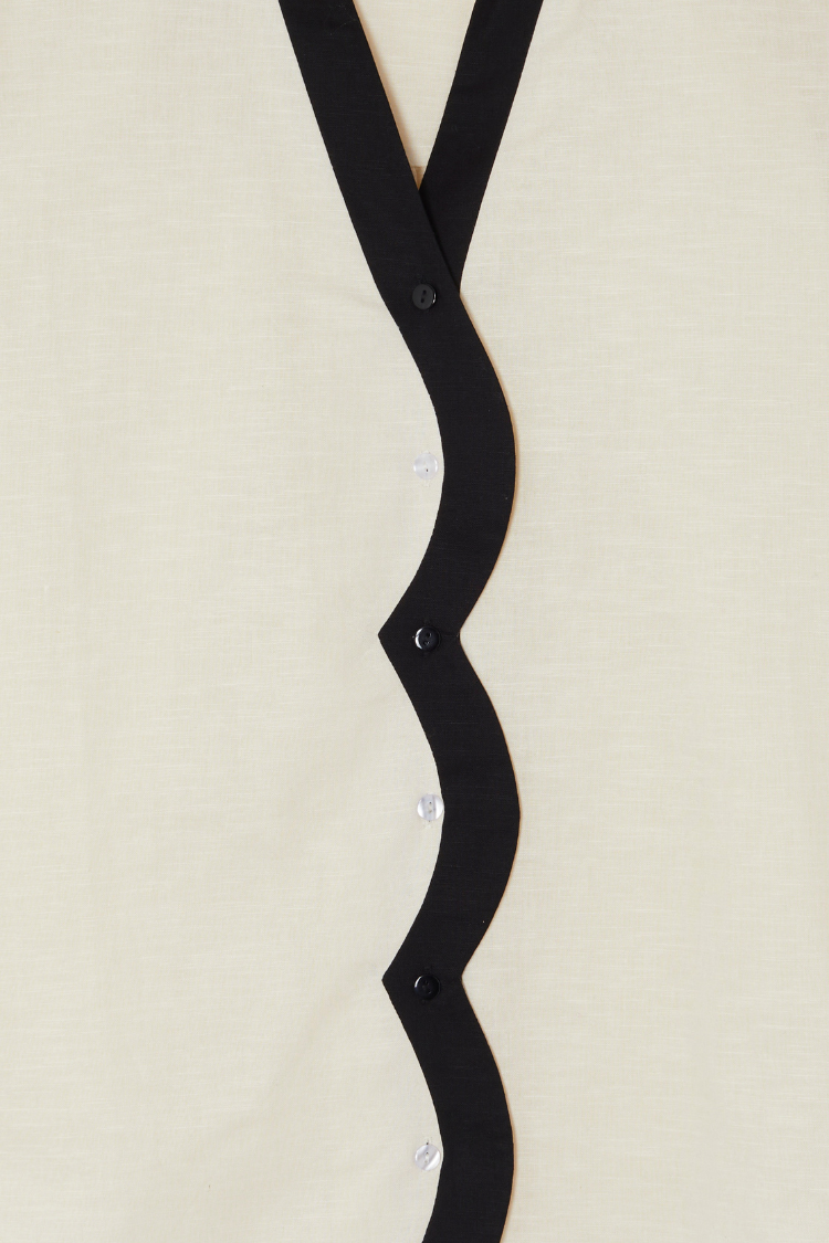 Mono Scallop Miley Shirt、mySite、solidvoid