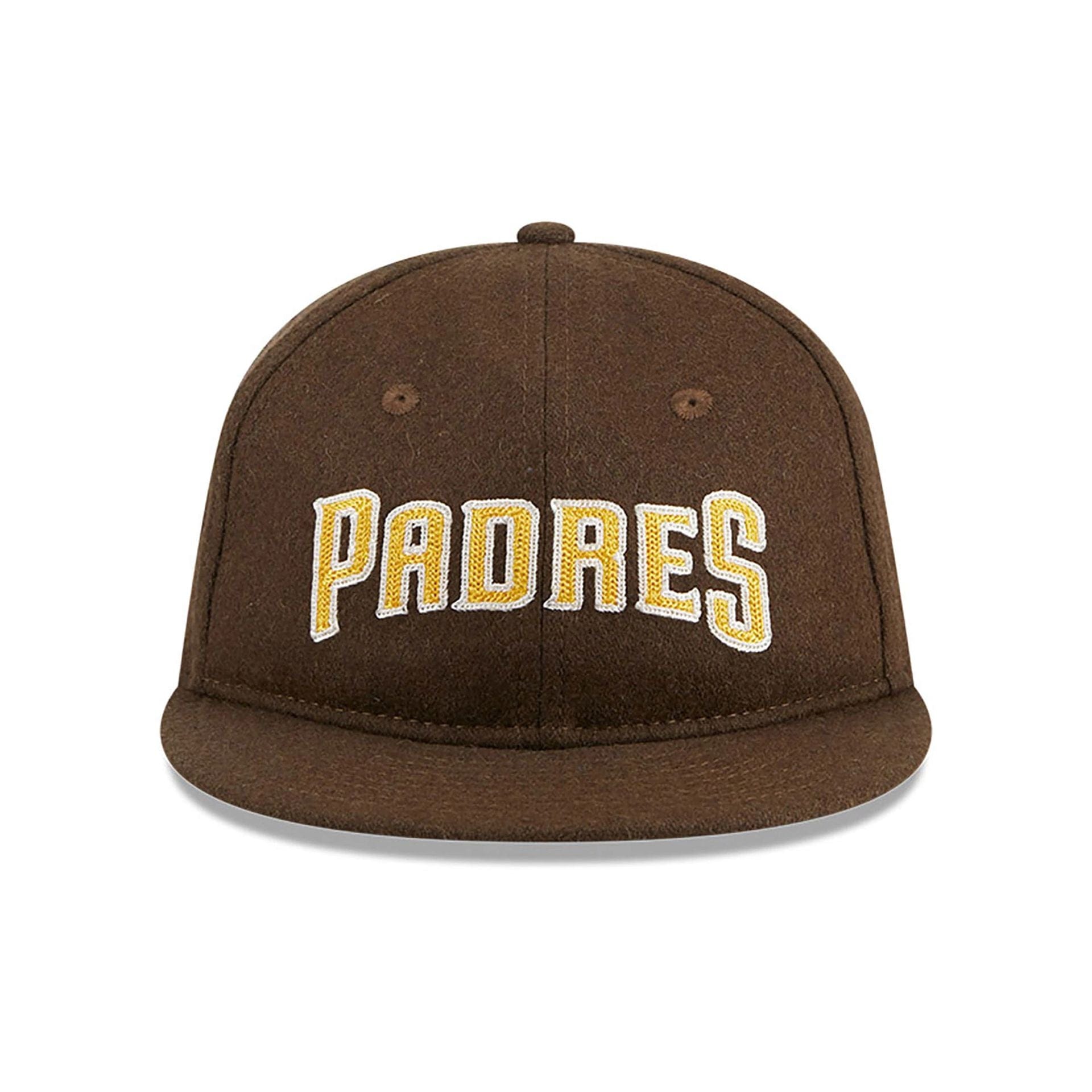 San Diego Padres Melton Wool Brown Retro Crown 9FIFTY Strapback Cap、mySite、vikingsvslions