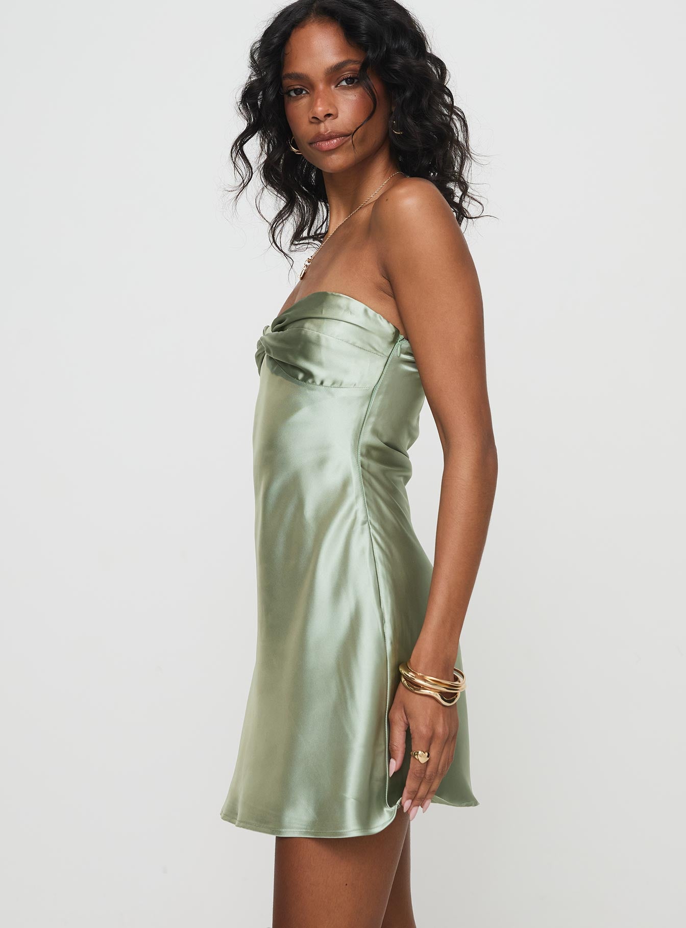 Antinori Mini Dress Sage、mySite、solidvoid