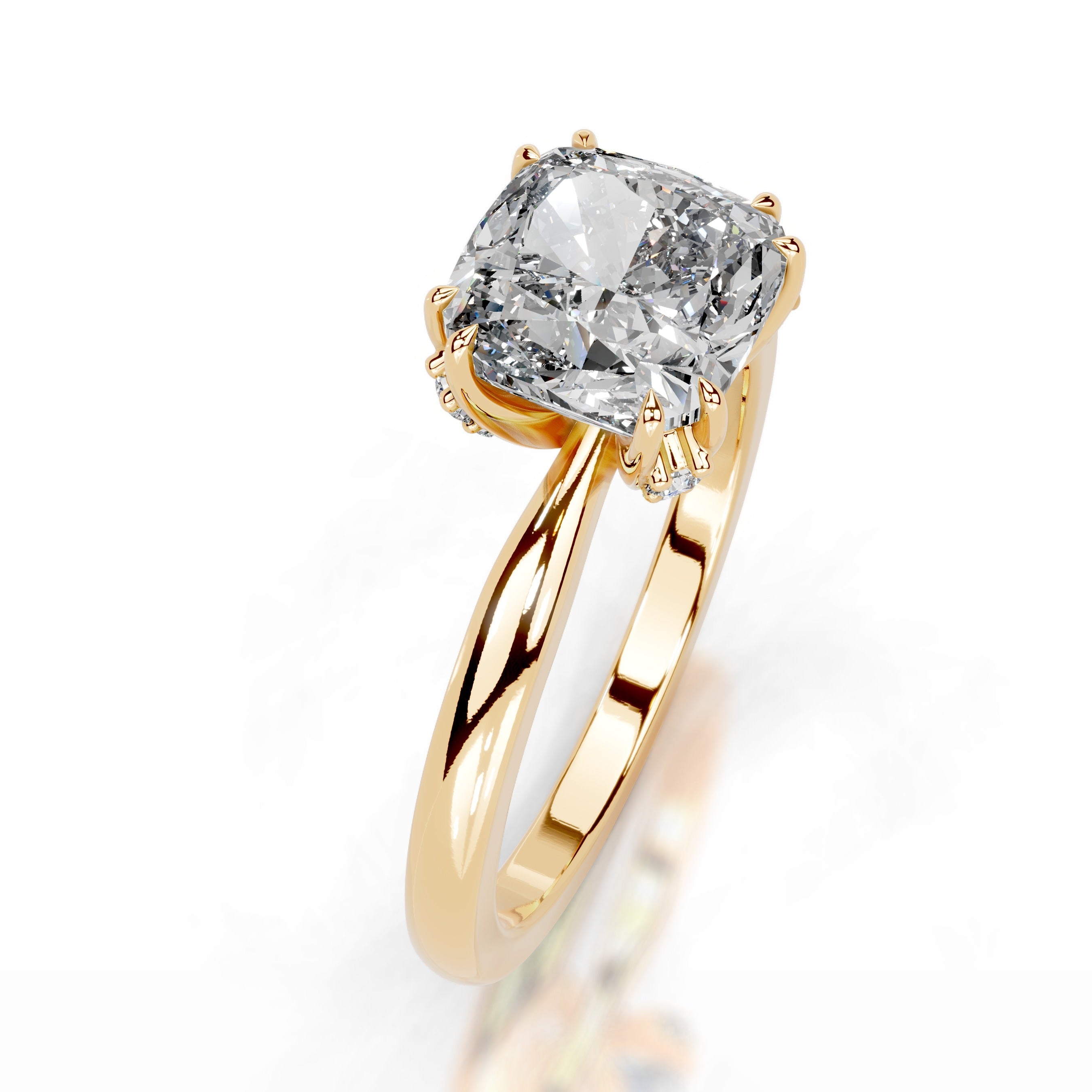 Andora Lab Grown Diamond Ring - 18K Yellow Gold (RTS)、mySite、hinf8tx79