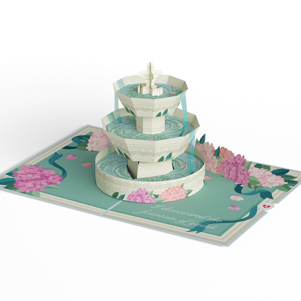 Fountain of Youth Birthday Pop-Up Card、mySite、solidvoid
