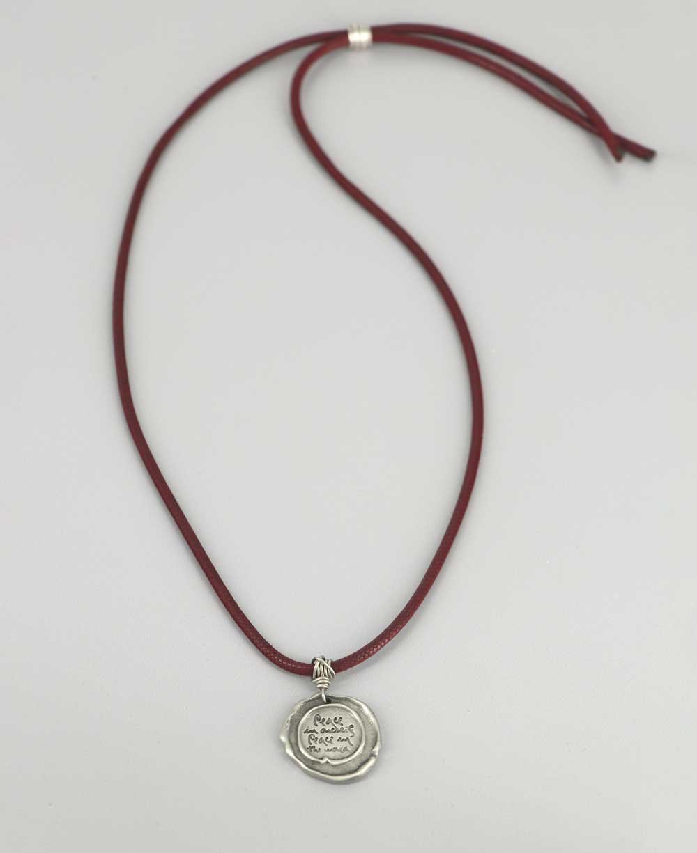 Thich Nhat Hanh Peace Quote Pendant Necklace、mySite、topwebapps