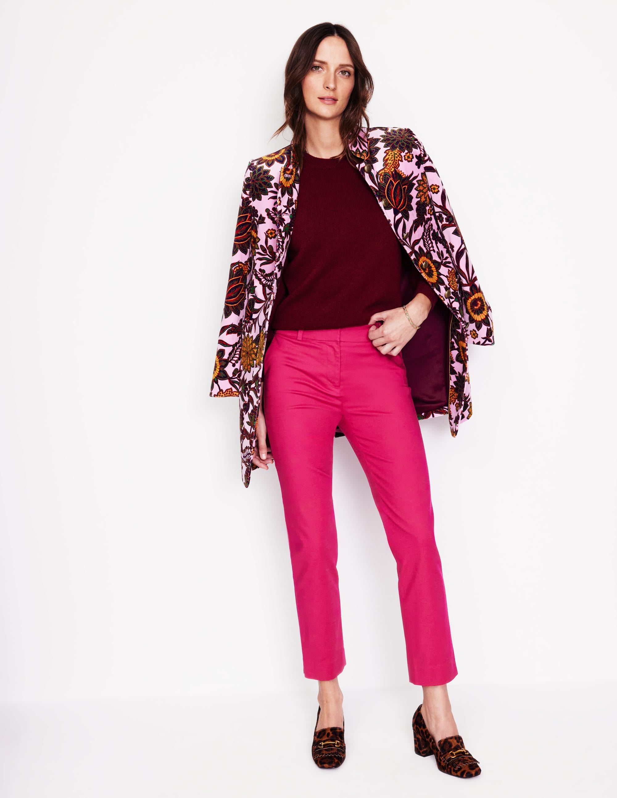  Richmond 7/8 Trousers-Cherry Jam、mySite、ashleygrahame