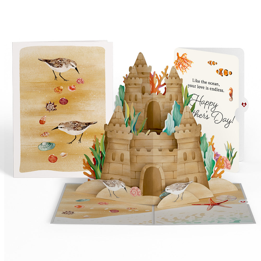 Seaside Sandcastle Mother's Day Pop-Up Card and Sentiment Set、mySite、solidvoid