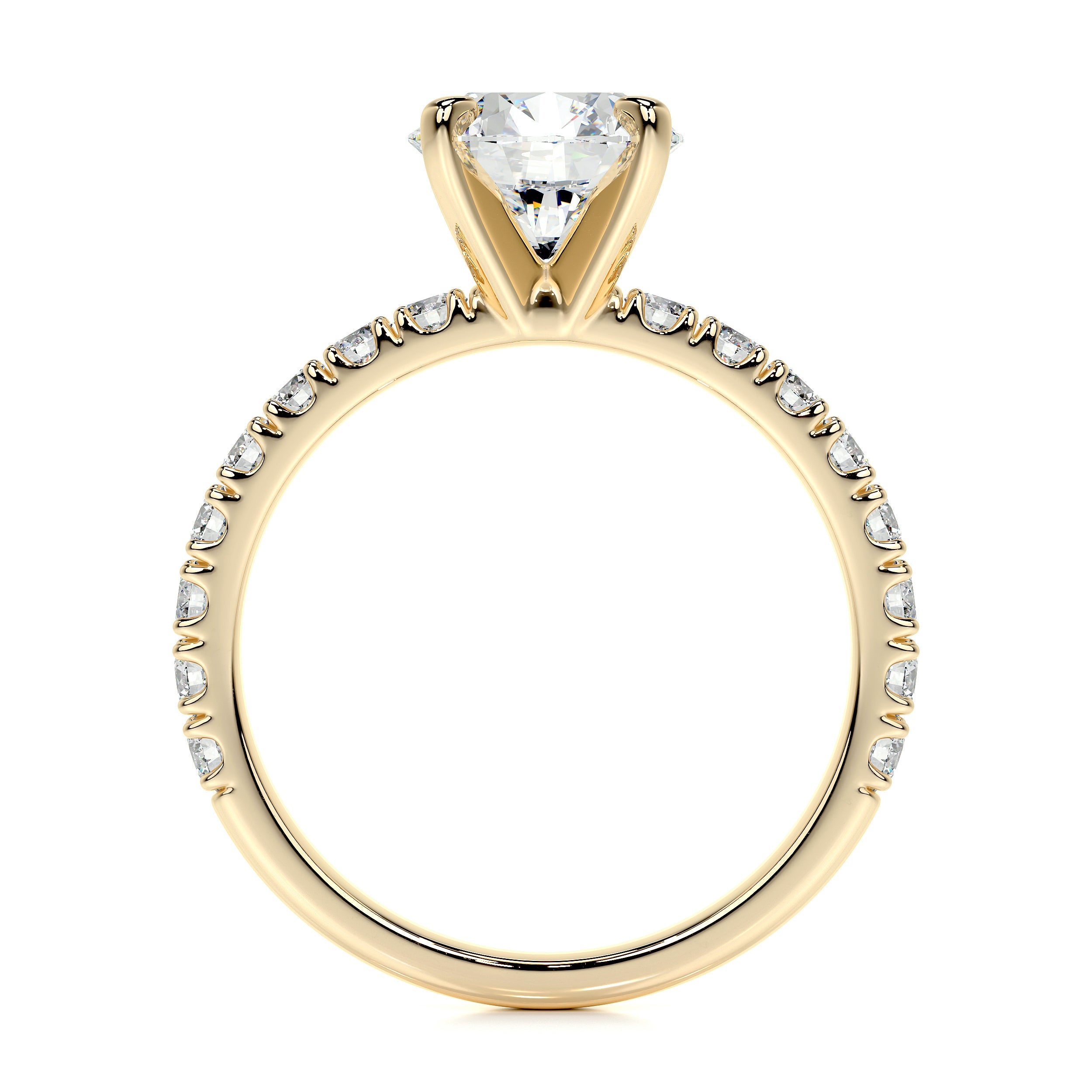 Alison Lab Grown Diamond Ring -18K Yellow Gold、mySite、hinf8tx79