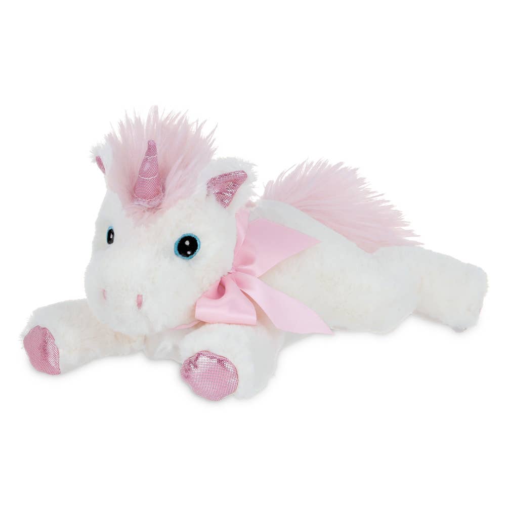 Soft Unicorn Rattle White and Pink-Ultra Soft Plushie、mySite、g9winljtr