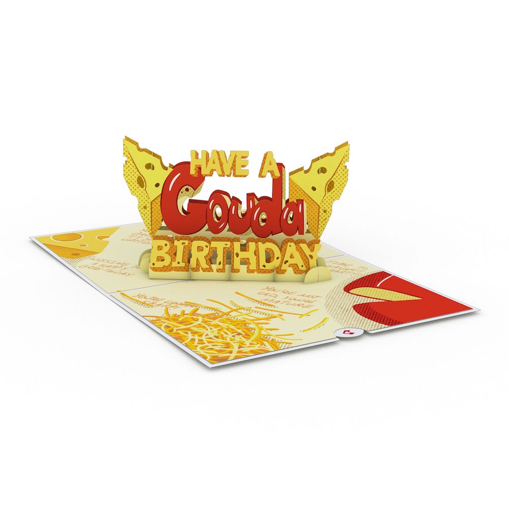 Gouda Birthday Pop-Up Card、mySite、solidvoid