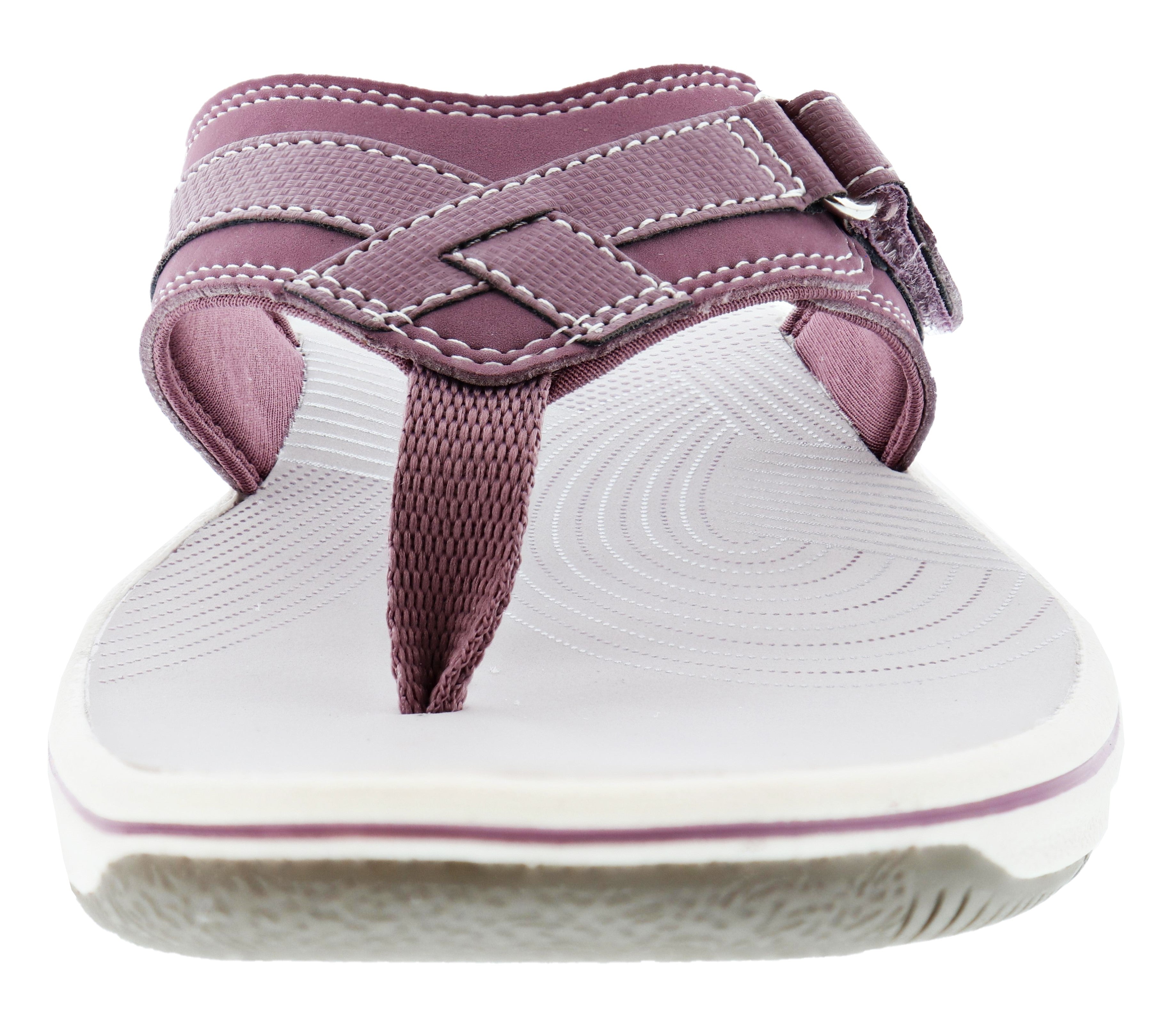 Clarks Women Sandals Lightweight Flip Flops Breeze Sea、mySite、dreamappss