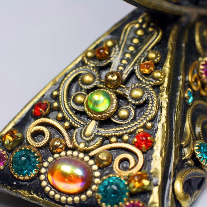 Michal Golan Handmade Bright Crystal Menorah、mySite、topwebapps