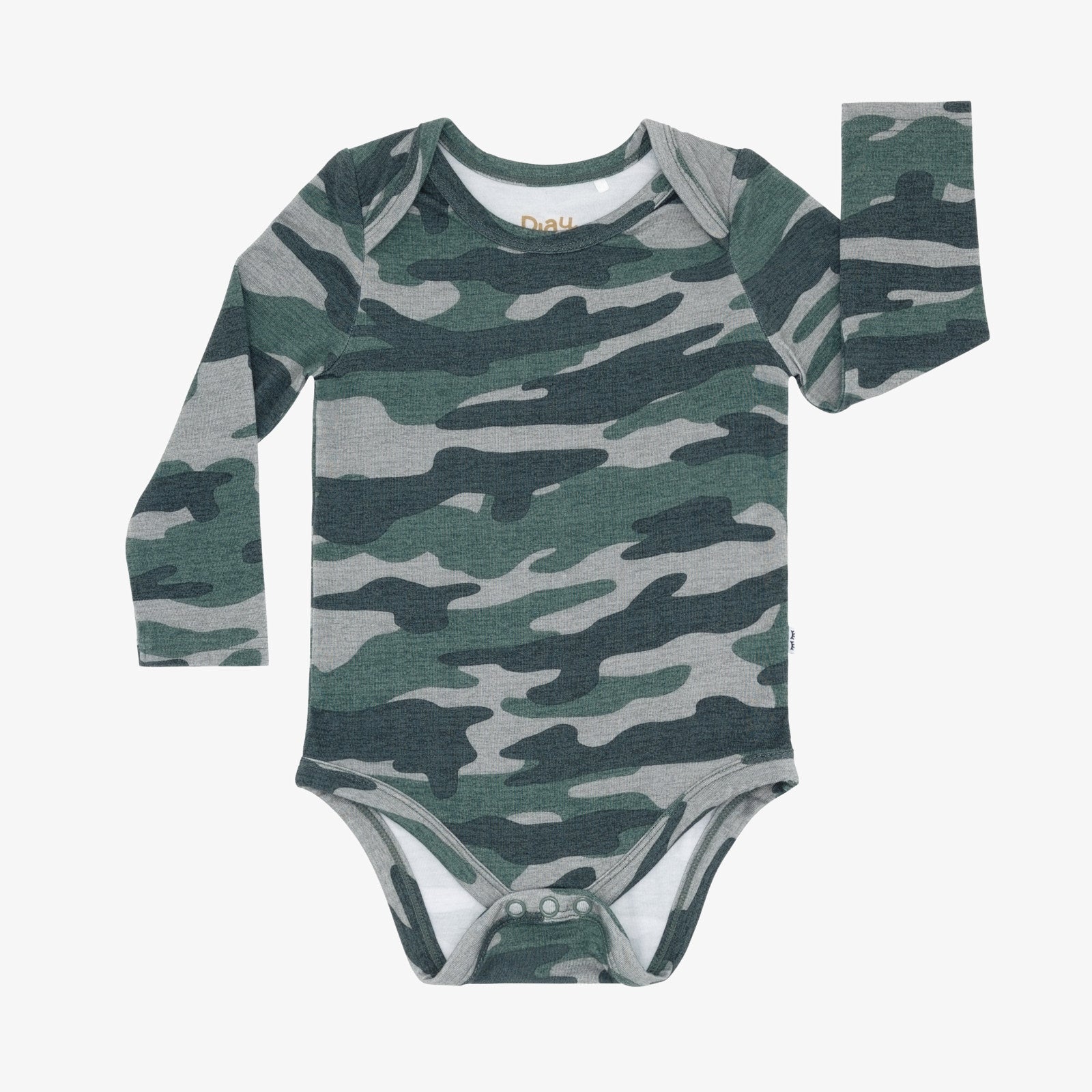 Vintage Camo Long Sleeve Bodysuit、mySite、g9winljtr