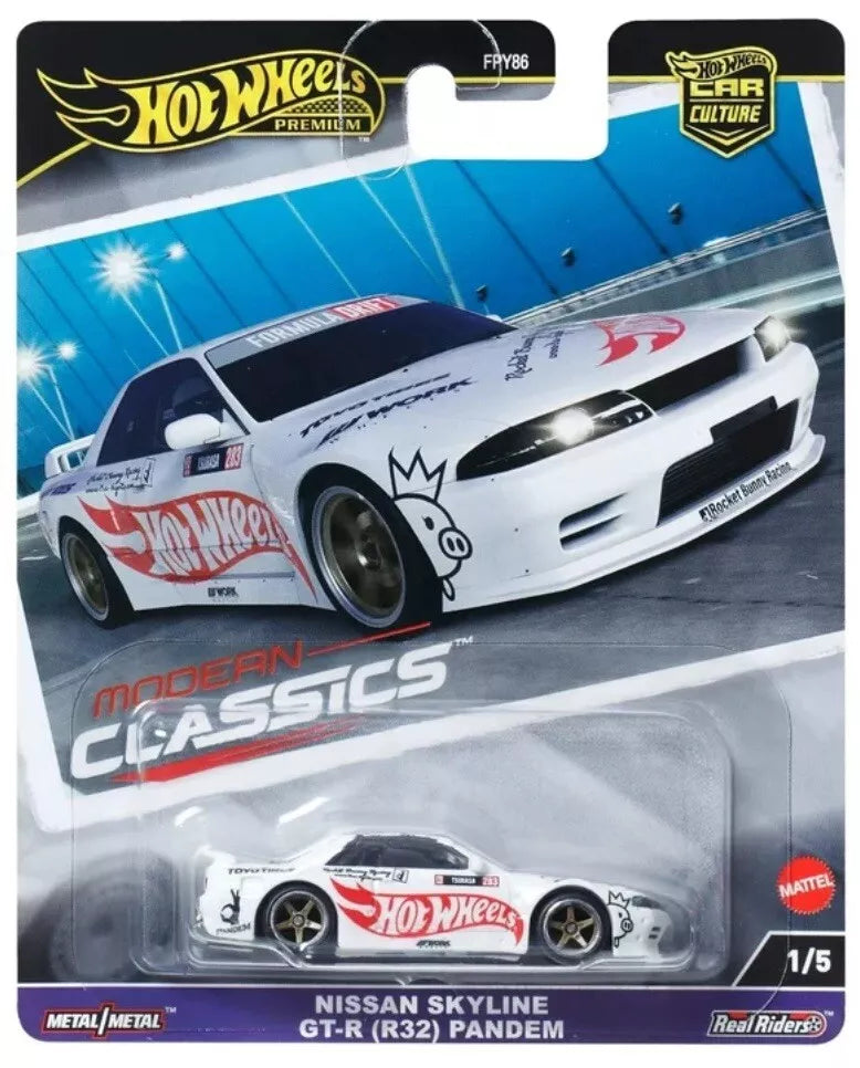 Nissan Skyline GT-R R32 Pandem 1/5 * 2024 Hot Wheels MODERN CLASSICS Car Culture Case E、mySite、hgirdovlk