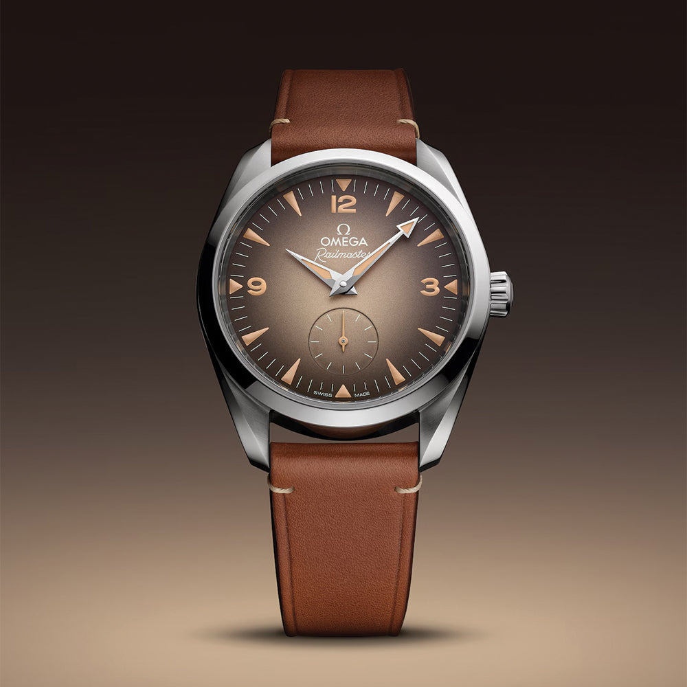 Seamaster Railmaster Co-Axial Master Chronometer 38mm - Brown on Leather Strap、mySite、botmansion