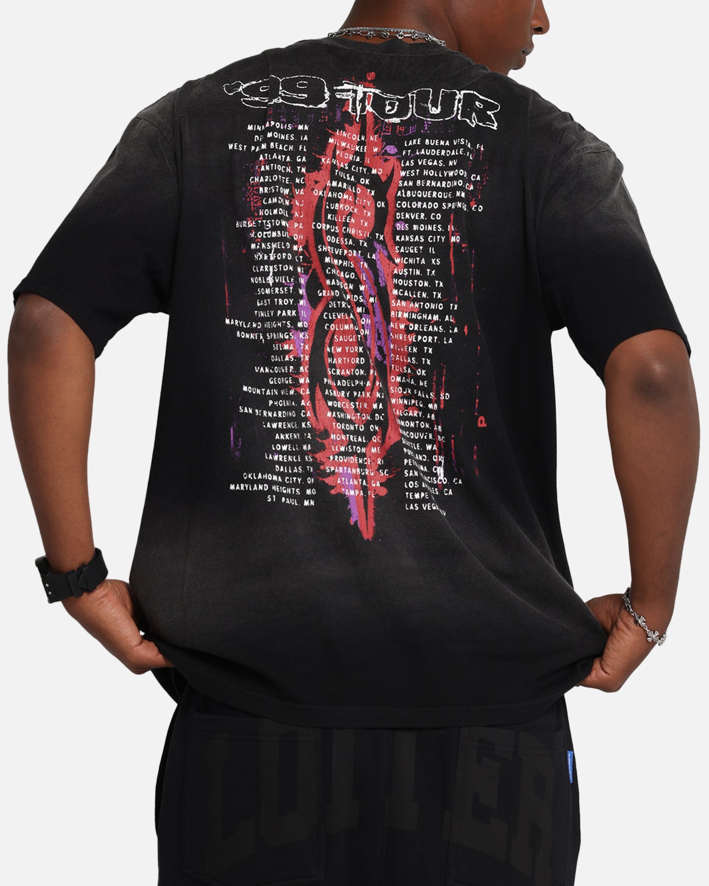 Slipknot Slipknot Blacked Out T-Shirt Washed Black、mySite、zt4zffjzw