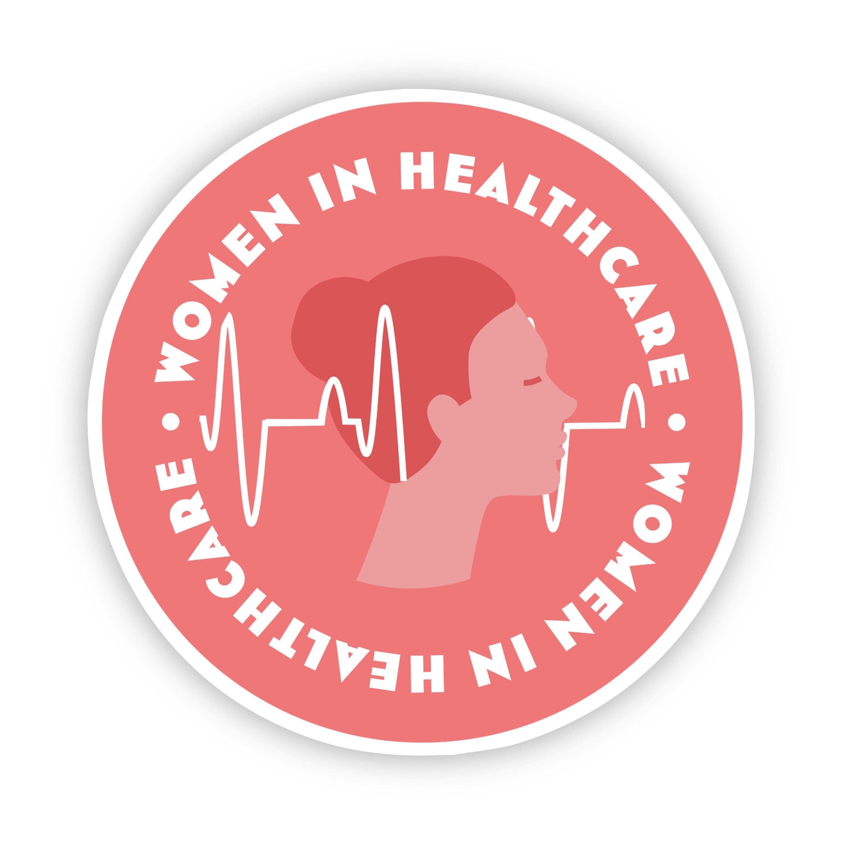  Women in Healthcare Peach Sticker、mySite、elrpsem3k