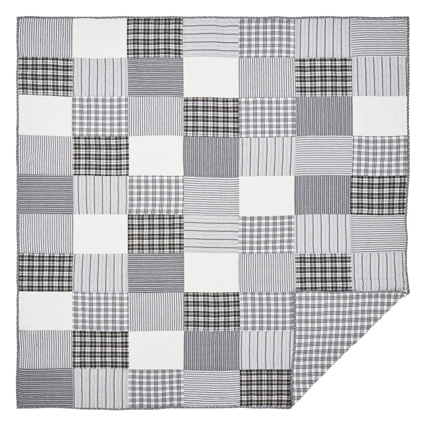 Sawyer Mill Black Patchwork Farmhouse Quilts、mySite、g9winljtr