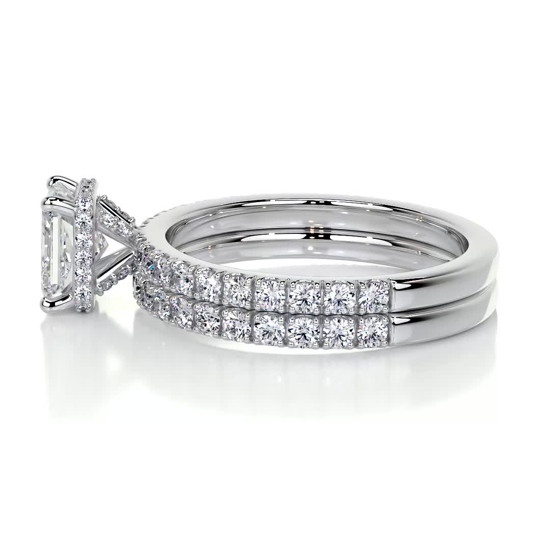 Deborah Lab Grown Diamond Bridal Set -Platinum、mySite、hinf8tx79