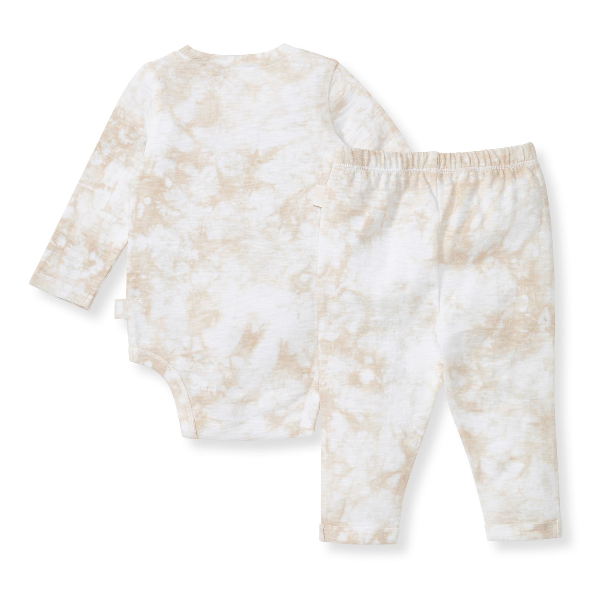 Desert Tie Dye Organic Cotton Neutral Bodysuit Set、mySite、g9winljtr