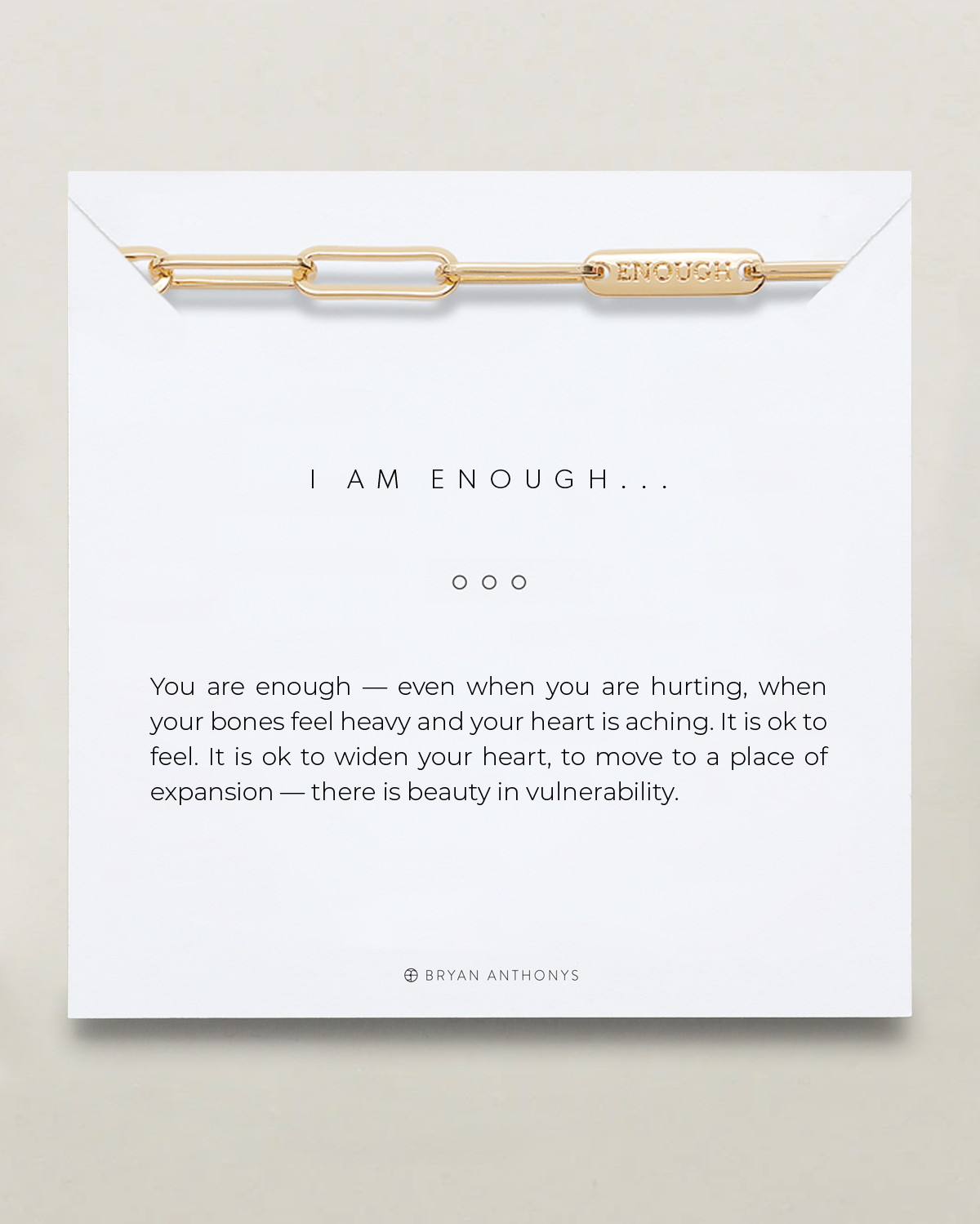 I Am Enough Necklace、mySite、hinf8tx79