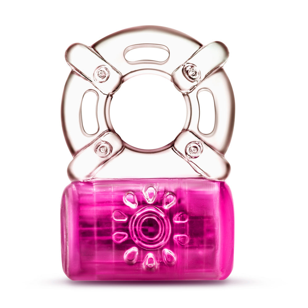 Play With Me By Blush® | Pleaser: Rechargeable Vibrating Penis Ring - Pink、mySite、bottomscart