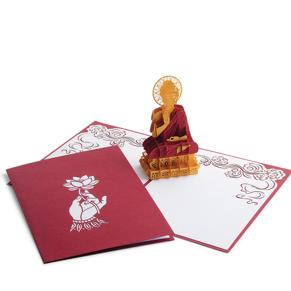 Buddha Pop-Up Greeting Card、mySite、topwebapps